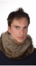 Raccoon Fur Neck Warmer - Large